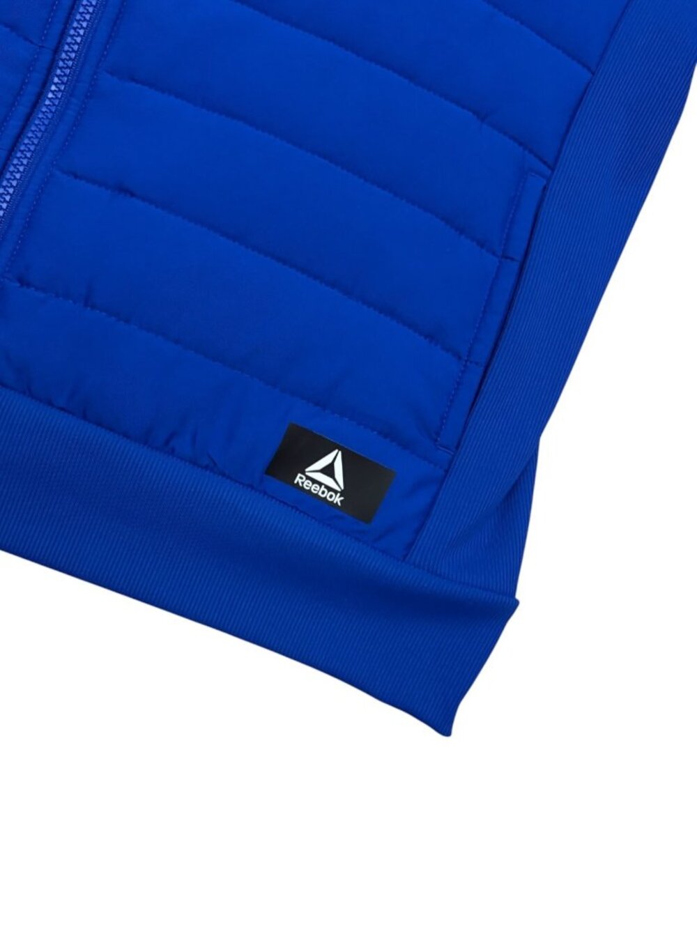REEBOK Puffer Vest Winter Parka Activewear Blue Vest Mens Large - Picture 5 of 6